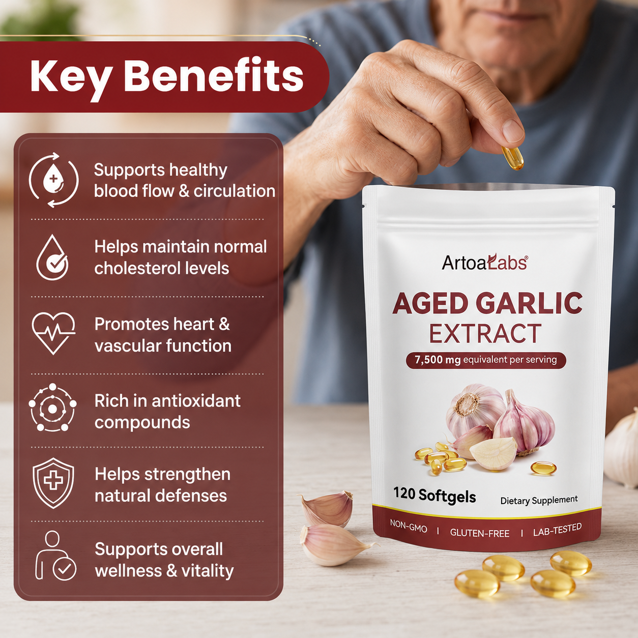 ArtoaLabs Aged Garlic Extract product image 3