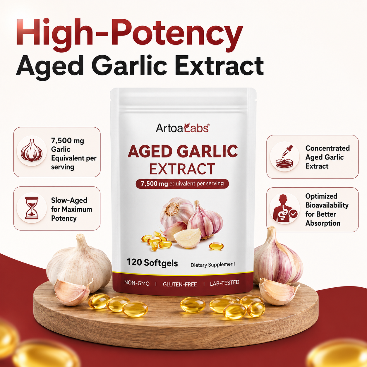ArtoaLabs Aged Garlic Extract product image 4