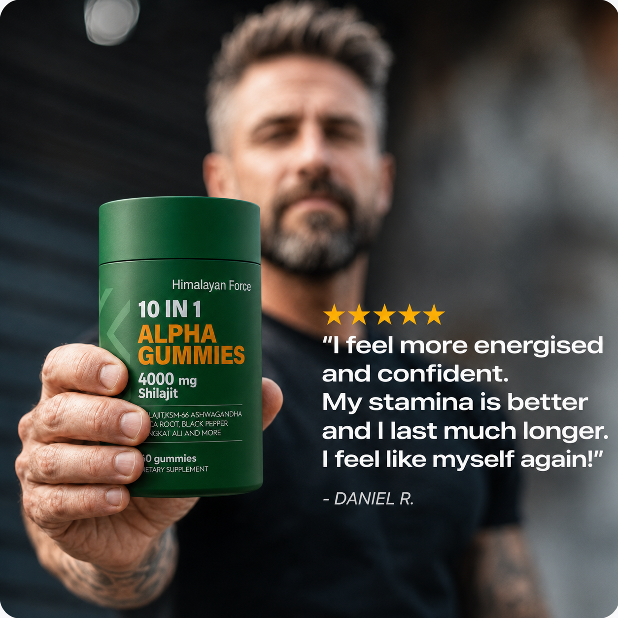 HimalayanForce Shilajit Gold Gummies customer testimonial